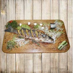 Сибас на вугіллі