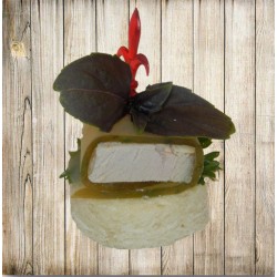 Канапе - Буженина на білому хлібі Канапе - Буженина на білому хлібі