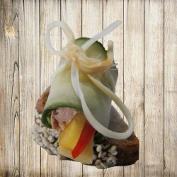 Канапе - Паштет на житньому хлібі