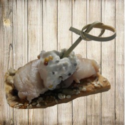 Канапе - Скумбрія на крекері