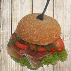 Гамбургер із хамоном