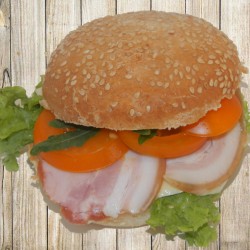 Гамбургер з беконом
