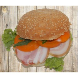 Гамбургер з беконом