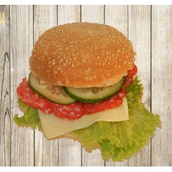 Гамбургер із салямі