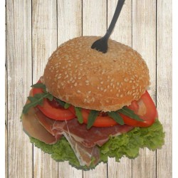 Гамбургер із хамоном