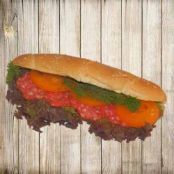 Паніні з салямі Паніні з салямі