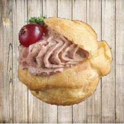 Профітролі з печінкою тріски Профітролі з печінкою тріски