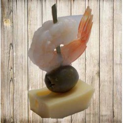 Шпажка кораблик із креветкою Шпажка кораблик із креветкою