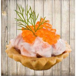 Тарталетки із салатом "Королівський"