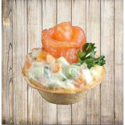 Тарталетки із салатом "Нептун"