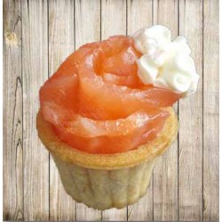 Тарталетки із сьомгою