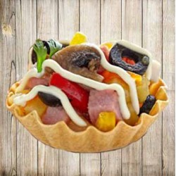 Тарталетки із салатом "Каприз"