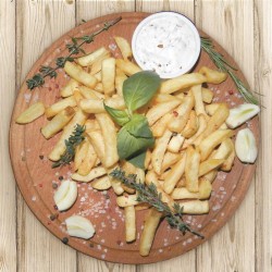 Картопля фрі з часниковим соусом Картопля фрі з часниковим соусом