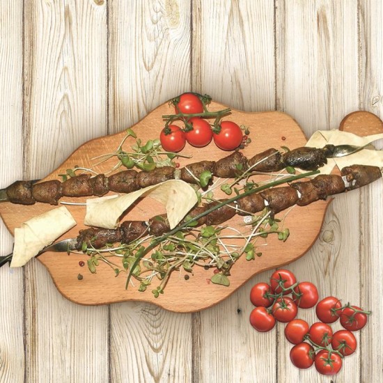 Шашлик з курячих сердечок 