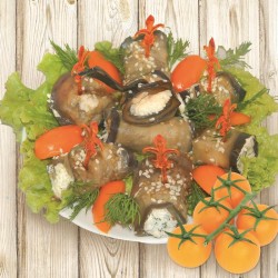 Баклажани з гострою закускою