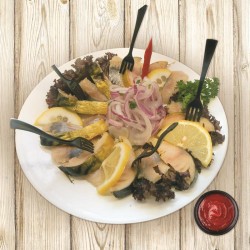 Асорті скумбрія та оселедці